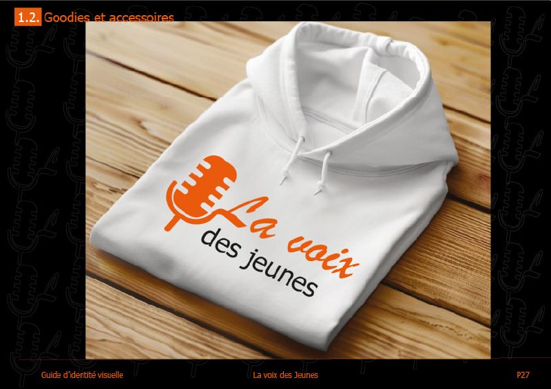 Moodboard et disign t-shirt la voix des jeunes 